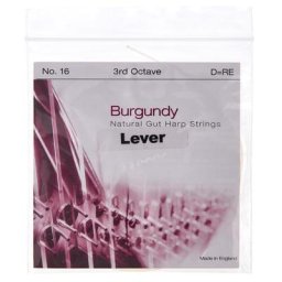 Bow Brand Burgundy 3rd D Gut Harp String