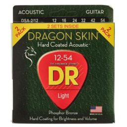 DR Strings Dragon Skin DSA-2/12 2-Pack
