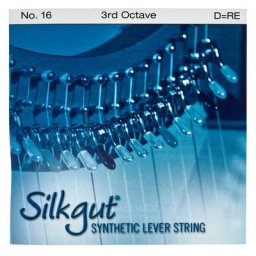 Bow Brand Silkgut 3rd D Harp Str. No.16