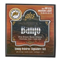 GHS PF175 5-String Banjo Set