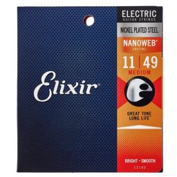 Elixir Nanoweb Medium E-Gitarrensaiten