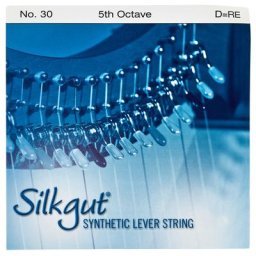 Bow Brand Silkgut 5th D Harp Str. No.30