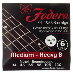 Fodera 6-String Set Ni Med Heavy B TB