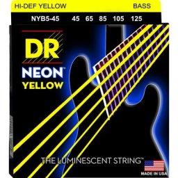 DR Strings Neon Yellow NYB5-45
