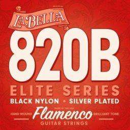 La Bella 820B Black Nylon Flamenco Str.