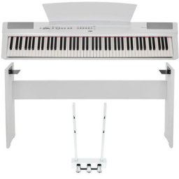 Yamaha P-125A WH Home Bundle