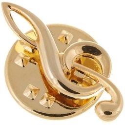 Art of Music Pin Treble Clef Small
