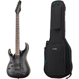 Harley Benton Amarok BT LH BKNT Flame Bundle