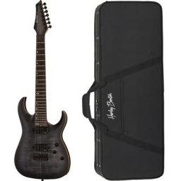 Harley Benton Amarok-7 BKNT Flame Bur Bundle