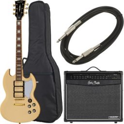 Harley Benton DC-600 VI Vintage Serie Bundle