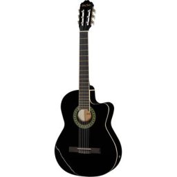 Harley Benton CG200CE-BK Konzertgitarre