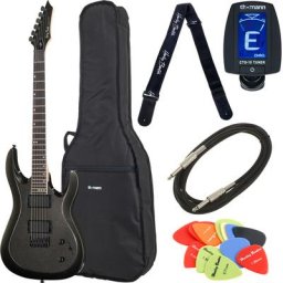 Harley Benton R-446 Graphite Metallic Bundle