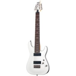 Schecter Demon-8 Vintage White