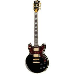 DAngelico Deluxe Brighton Solid Black