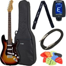 Harley Benton ST-62 SB Vintage Series Bundle