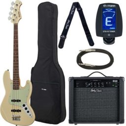 Harley Benton JB-62CC OW Bundle