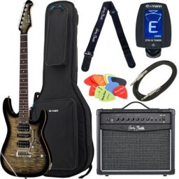 Harley Benton Fusion-III HSH EB FCB Bundle