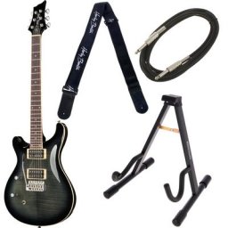 Harley Benton CST-24T LH Black Flame Bundle