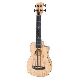 Harley Benton Solid UkeBass Spalted Maple