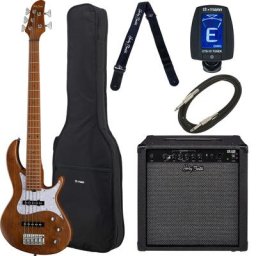 Harley Benton JJ-55OP Natural Bundle