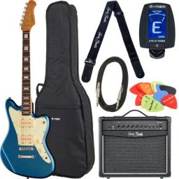 Harley Benton JA-60CC Lake Placid Blu Set