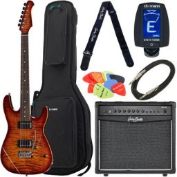 Harley Benton Fusion-III HH EB FBB Bundle