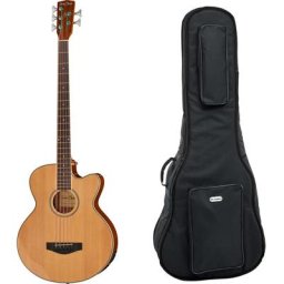 Harley Benton B-35NT Acoustic Bass Bundle