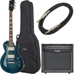 Harley Benton SC-Custom II Ocean Flam Bundle