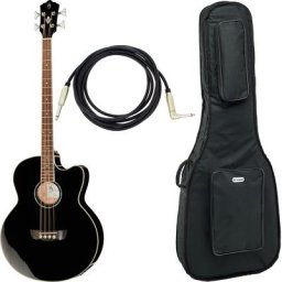 Harley Benton CLB-10SCE BK w/Bag