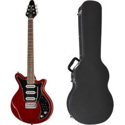 Harley Benton BM-75 Trans Red Deluxe w/Case