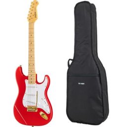 Harley Benton ST-59HM Fiesta Red Bundle