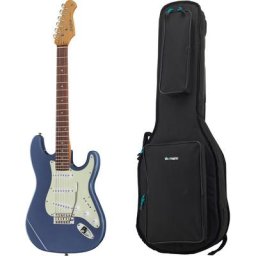 Harley Benton ST-62CC RW L. Pl. Blue Bundle