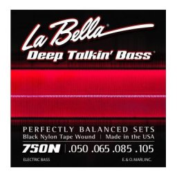 La Bella 750N Black Nylon L