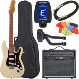 Harley Benton ST-62 RW VW Vintage Bundle 1