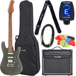 Harley Benton Fusion-III HSS Roasted Bundle