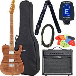 Harley Benton Fusion-T HH HT Roasted Bundle