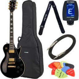 Harley Benton SC-500 BK Vintage Serie Bundle