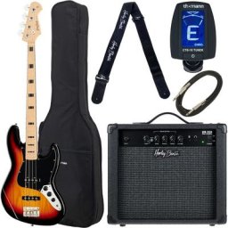 Harley Benton JB-75SB MN Vintage Seri Bundle