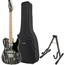 Harley Benton TE-90FLT Black Blast Bundle