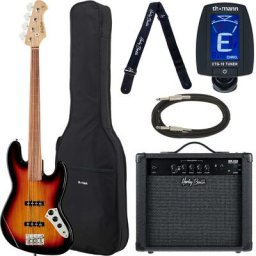 Harley Benton JB-40FL 3-Tone Sunburst Set