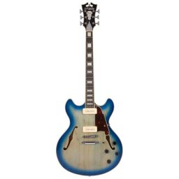 DAngelico Premier DC Boardwalk P90 Ocean Turquoise