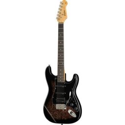 Harley Benton ST-70 Black Paisley