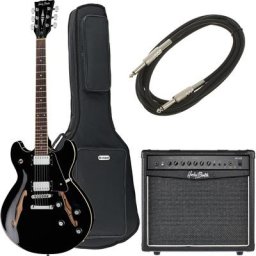 Harley Benton HB-35 BK Vintage Series Bundle
