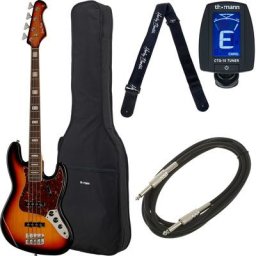 Harley Benton MV-4JB Gotoh SB Bundle