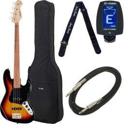 Harley Benton JB-75FL SB Vintage Seri Bundle