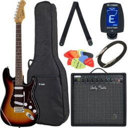 Harley Benton ST-62SB Vintage Series Bundle