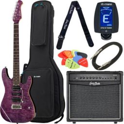 Harley Benton Fusion-III HSH EB FPU Bundle