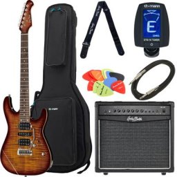 Harley Benton Fusion-III HSH EB FBB Bundle