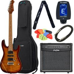 Harley Benton Fusion-III HSH Roasted Bundle