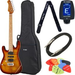 Harley Benton Fusion-III HSH LH Roast Bundle